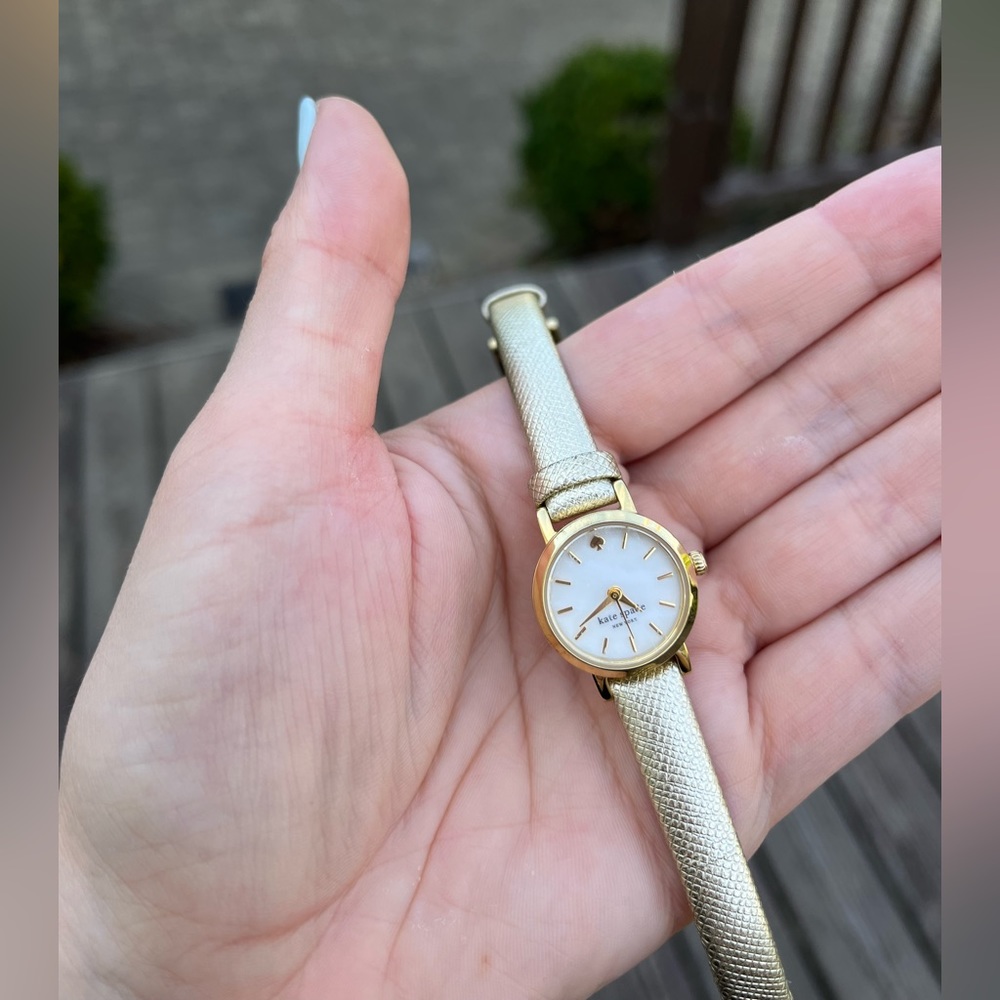 Kate Spade Thin Gold Watch